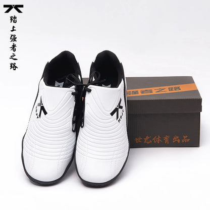 Firmway Professional Taekwondo Shoe for Unisex Soft Sole Kids Kung Fu Comfortable Men Women Tai Chi Karate Shoes White Sneakers