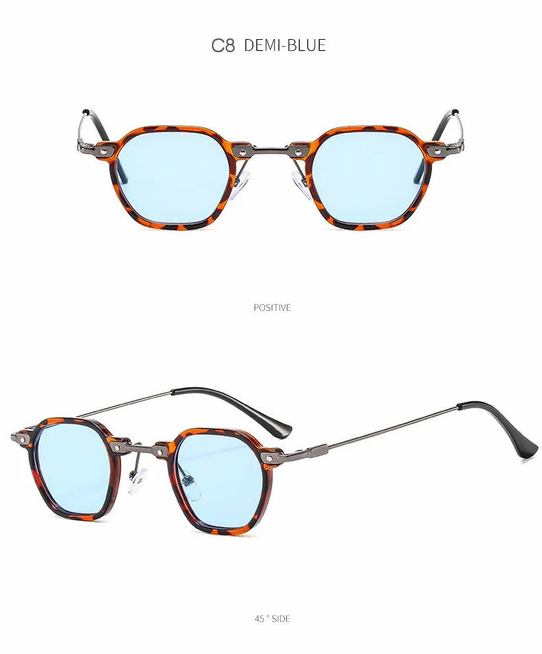 Ochelari de soare mici, pătrați, pentru călărie și condus, pentru femei și bărbați, de marcă, de designer, cu ramă metalică, ochelari de soare, Oculos De Sol, UV400