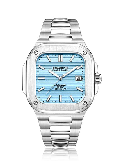 FARASUTE Automatic Mechanical Luxury Men's Watch Miyota9019 Movement Ultrathin 8.9mm Luminous 5ATM Waterproof Wristwatches Male