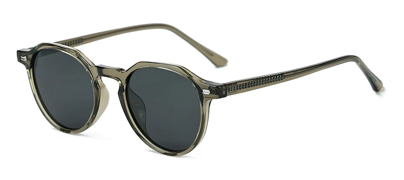 Ochelari de soare de modă Peekaboo TR90, UV400, pentru femei, verzi și maro, polarizați, pentru bărbați și femei, din acetat, unisex, stil de vară
