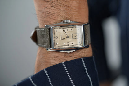 FARASUTE Creative Manual Square Customized Mechanical Movement Watch Men Luxury Sapphire Glass Small Second Wristwatches reloj