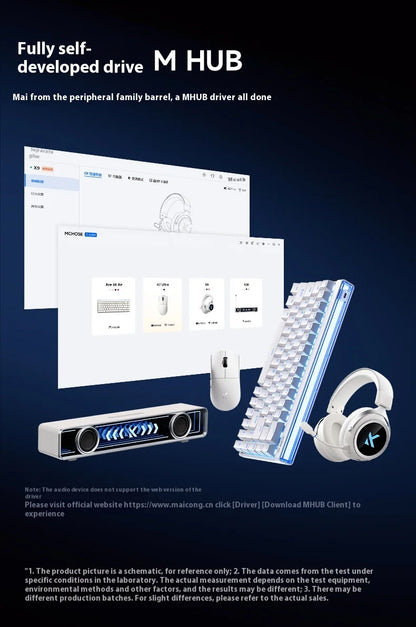 2025 Mchose X9 Headphone 3 Mode Bluetooth Headset Surround Sound Effect With Mic E-Sports Earphones Custom Accessories For FPS