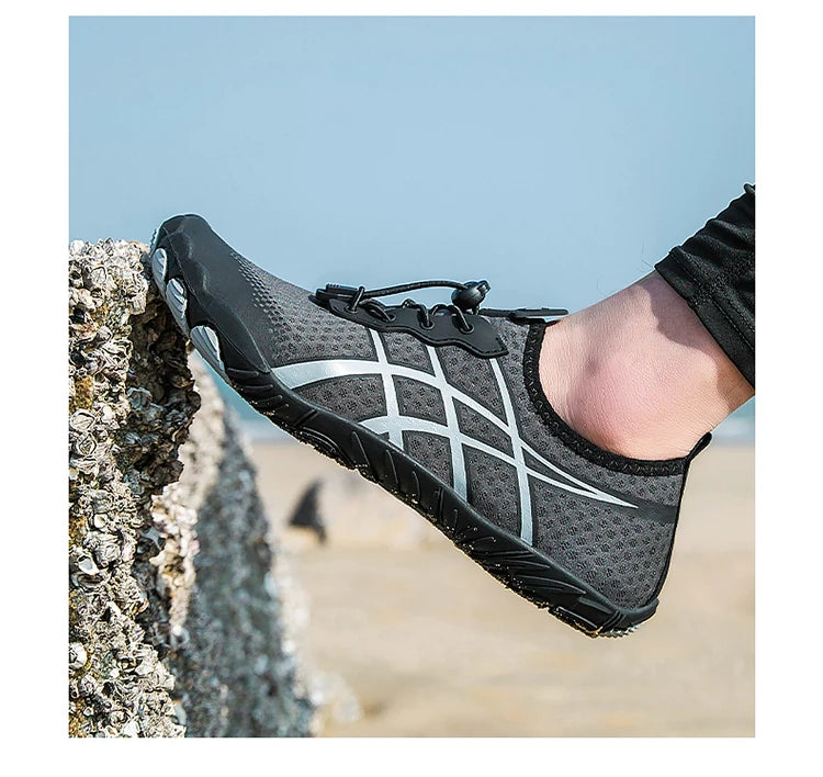 Aqua Shoes Herr Vattenskor Barfota strandskor Unisex Snabbtorkande utomhusskor Träningsskor Gymskor Sneakers Storlek 35–46