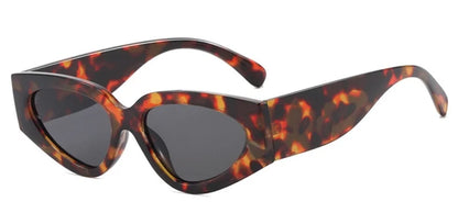 Ochelari de soare negri cu rame groase, model „Cat Eye”, pentru femei – ochelari de soare vintage la modă, ochelari clasici pentru doamne