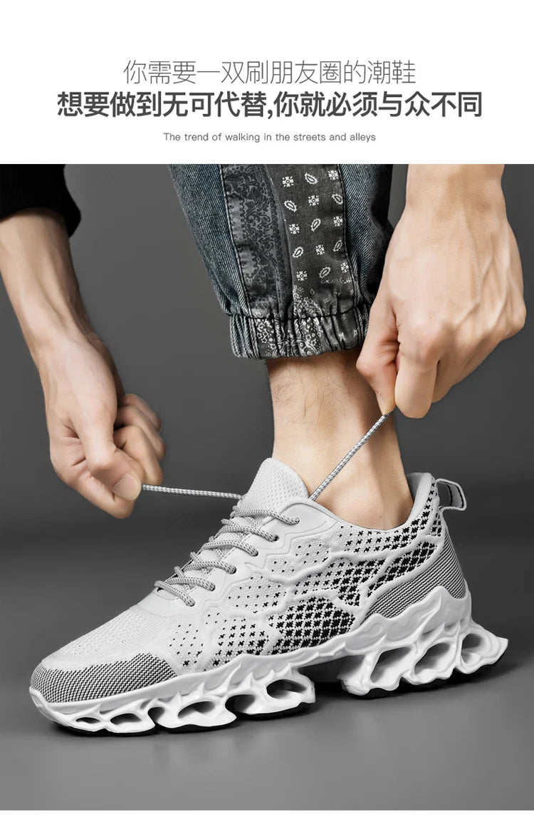 Herresko sneakers afslappede sko til mænd tenis luksussko trainers Race åndbare sko modeslippers løbesko til mænd