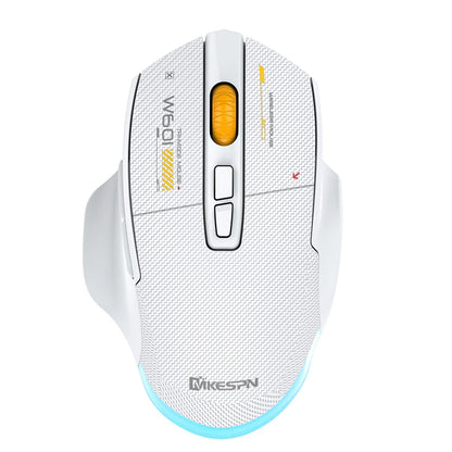 12800DPI 2.4G Wireless Bluetooth Wired Tri-mode Mouse Mute Button Macro Programming Carbon Fiber Gaming Mouse 500mAh 7 Keys