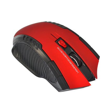 2.4GHz bežični optički gaming miš s USB prijamnikom, 2000DPI, 6 tipki, za računalo i prijenosno računalo