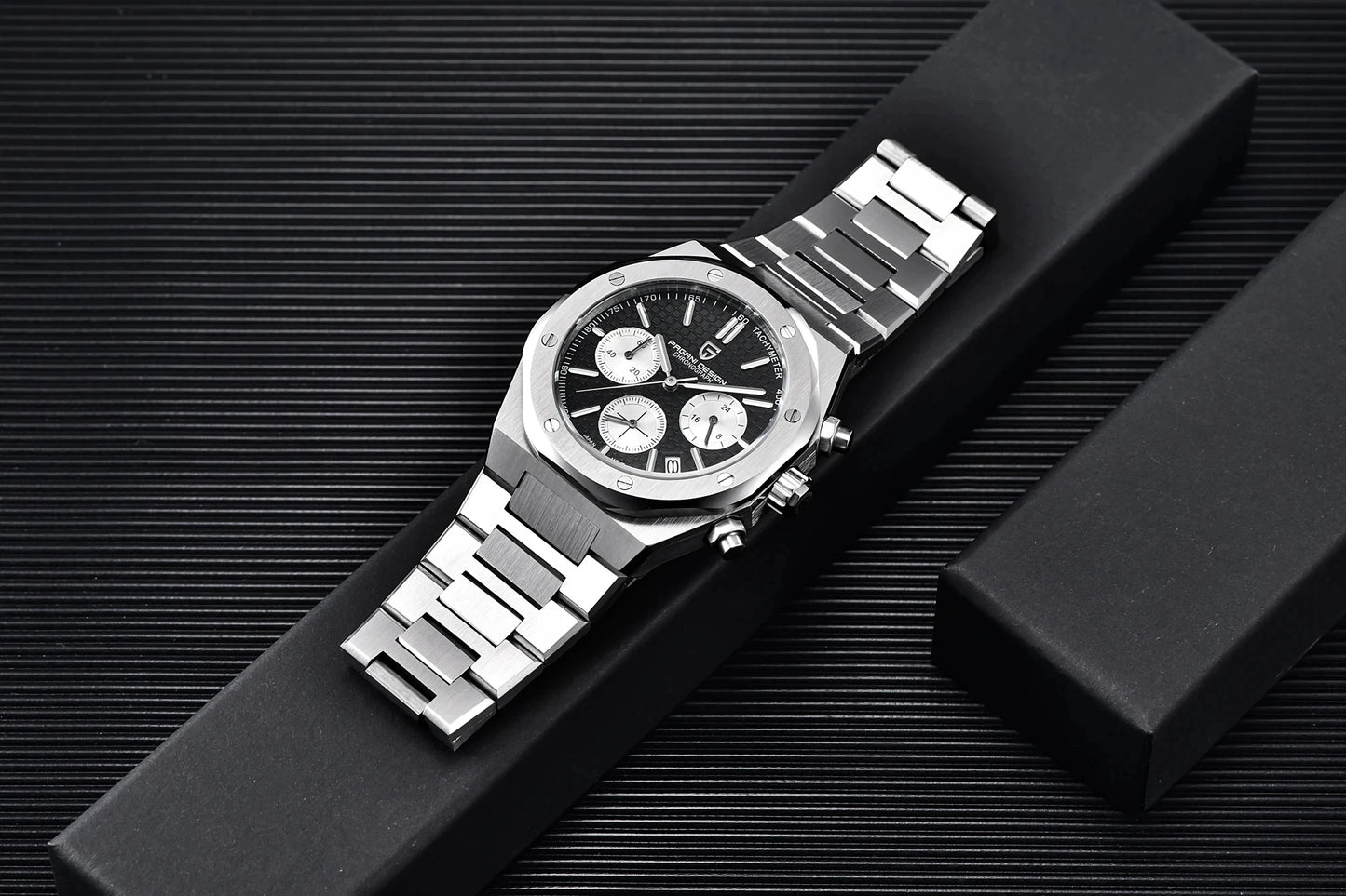 2025 PAGANI DESIGN PD1707 Mens Quartz Wristwatches 40MM Stainless Steel Sapphire Glass Waterproof Luxury Clock Gift Reloj Hombre