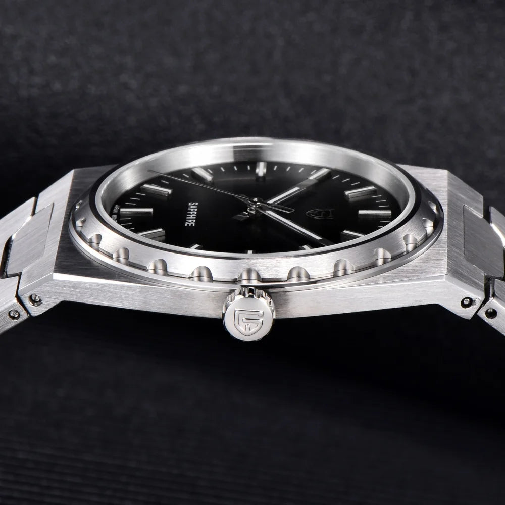 PAGANI DESIGN 2026 new ultra-thin 7mm quartz men's watch stainless steel sapphire 10Bar waterproof C3 upgrade V2 reloj hombre