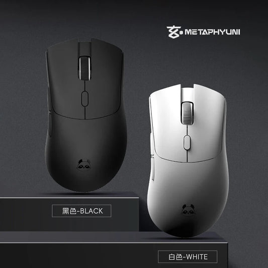 Mysz bezprzewodowa Metaphyuni Metapanda P1 Pro Max PAW3395L o niskim opóźnieniu, lekka ergonomiczna mysz e-sportowa do gier na PC, prezent dla gracza