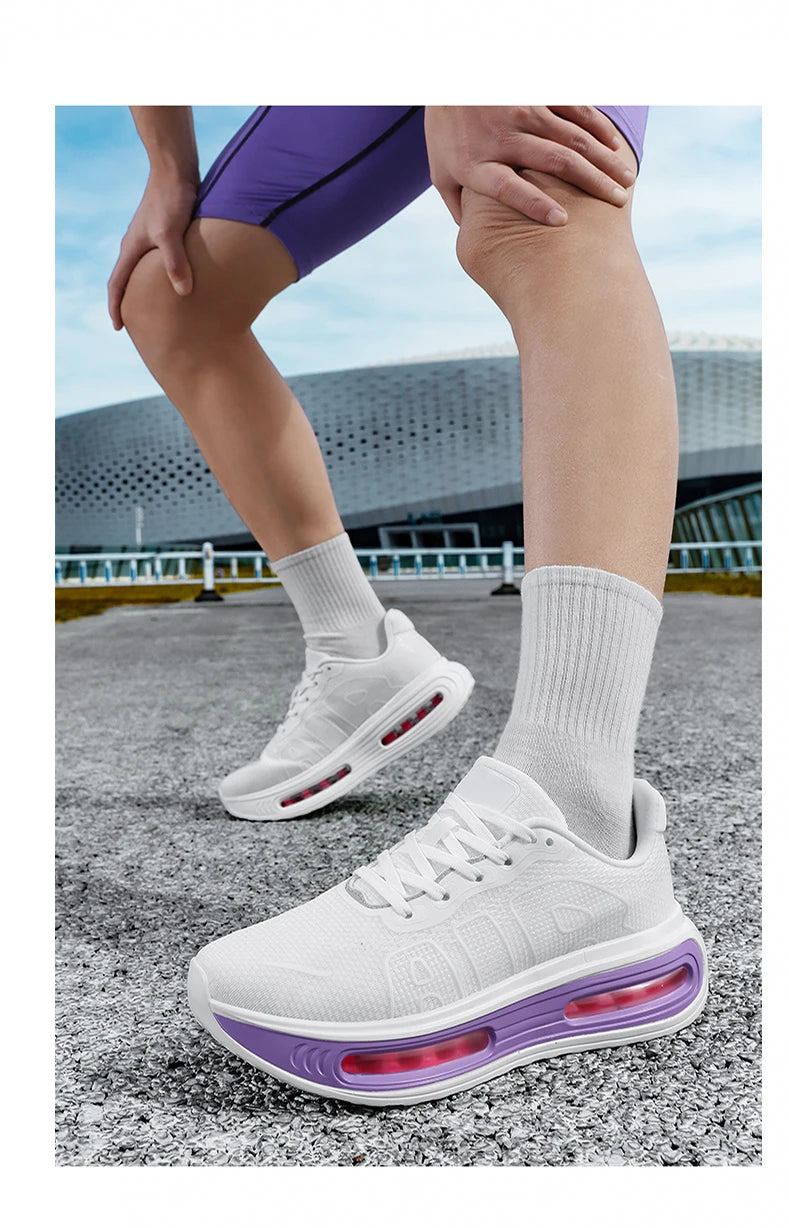 New Men's Sports Running Shoes, Casual Marathon, Breathable Lightweight, Women's Comfortable Athletic Non-Slip Walking Sneakers