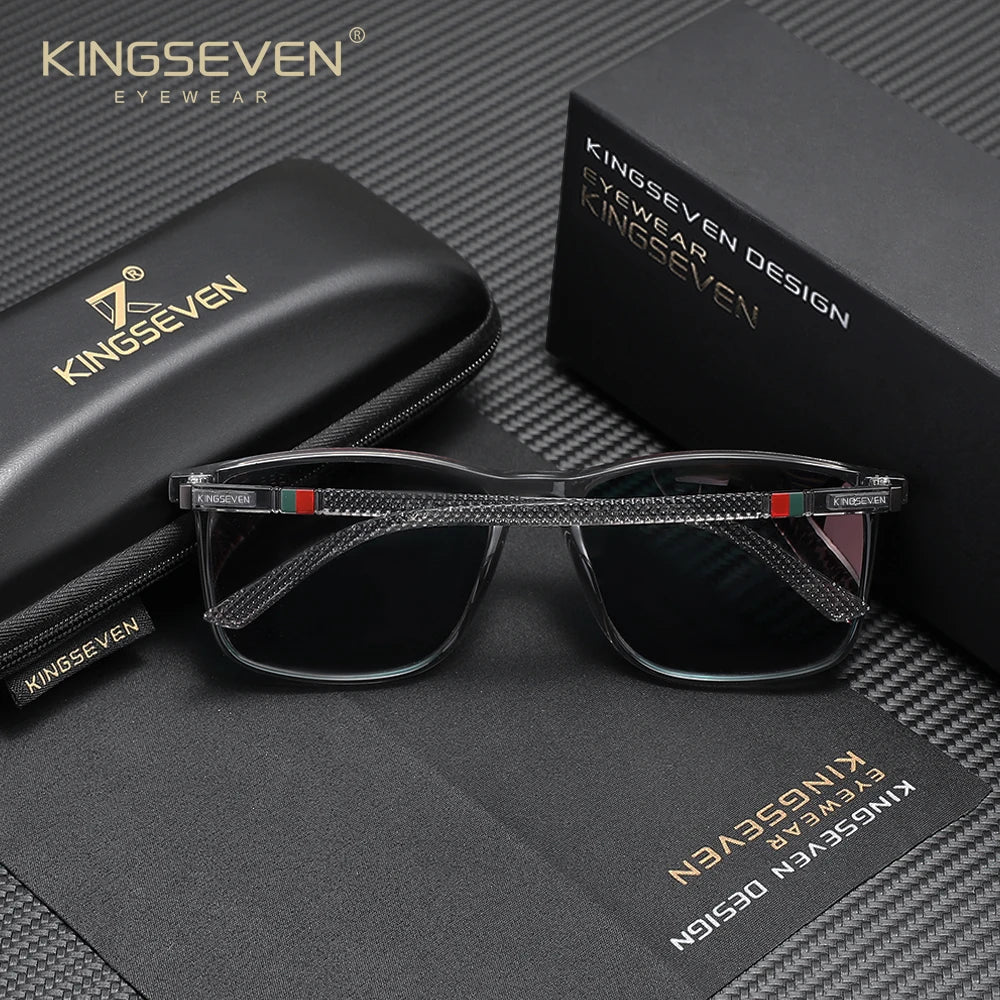 Ochelari de soare dreptunghiulari marca KINGSEVEN pentru bărbați și femei, cu lentile polarizate și protecție anti-UV400, pentru călătorii, activități în aer liber și sport