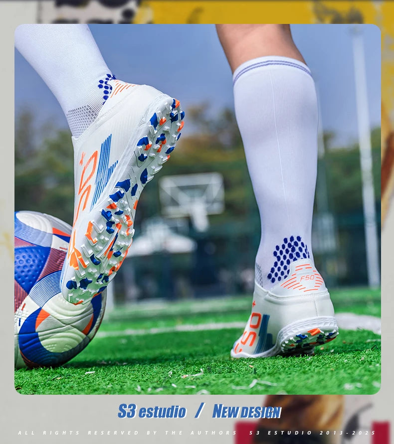 Velikost 35–45 Pánské kopačky FG/TF na fotbal a futsal Profesionální unisexové kopačky pro chlapce Fotbalové boty Tenisky