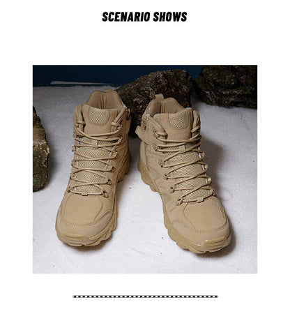 Verbeterde tactische gevechtstrainingslaarzen voor heren, outdoor camping, slijtvast, snelle respons, wandelschoenen, vissen, jagen, sneakers voor mannen