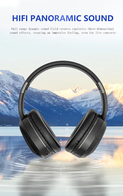 Wireless TV Headphones Bluetooth 5.0 USB Adaptor Stereo Headset Foldable Helmet Earbuds with Mic for Samsung TV PC Music