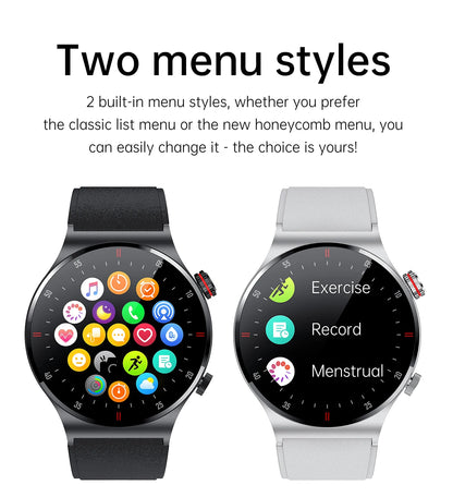 Luxury QW33 Smart Watches Men NFC Wireless Call Fitness Waterproof Sports Wrist Intelligent Smartwatches for Women Android 2026