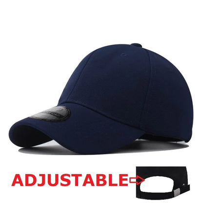 Not Adjustable Back Closed Snapback Caps Men Quality Hip Hop Fitted Hats Adult Solid Color Baseball Hats 57-58cm for Small Face