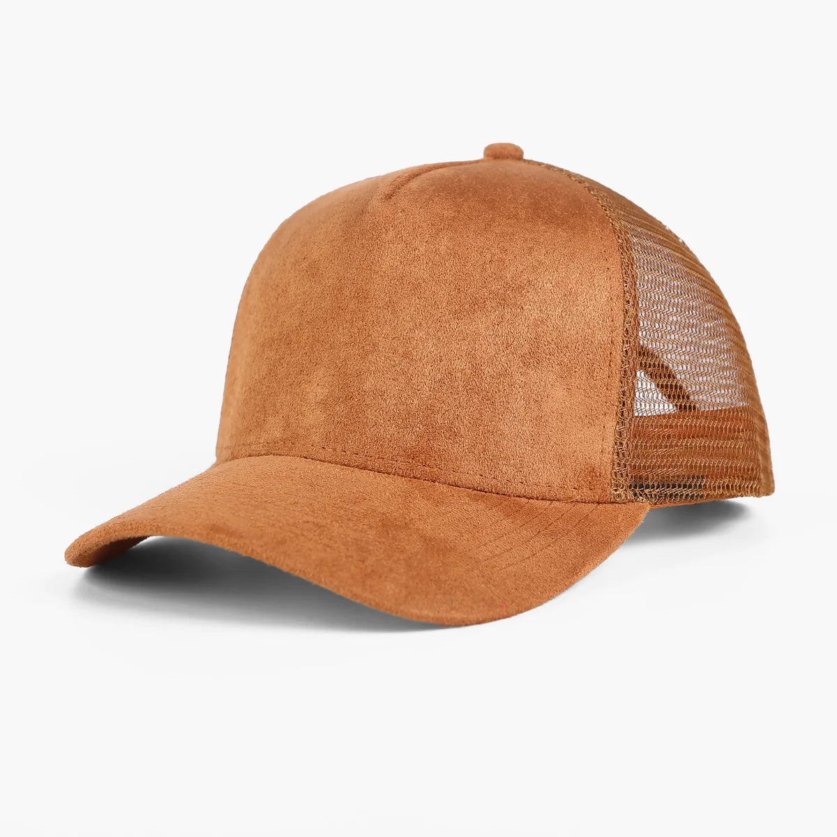 1 Piece Baseball Cap Men 5 panel Mesh Suede Trucker Hat Womren Spring Summer Outdoor Sports Hats Women Solid Color gorros