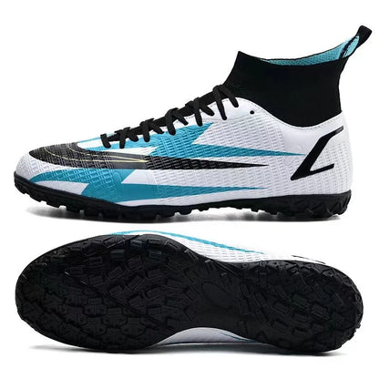 2025 New Long Nail Large Size Football Shoes Teenager Ankle Anti slip Training Latest Sneakers FG/TF Soccer Shoes
