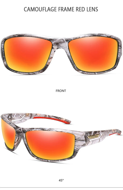 Ochelari de soare LOISRUBY cu lentile polarizate, camuflați, pentru ciclism, șofat, activități în aer liber, protecție Tacakle, sport, pescuit și alergare