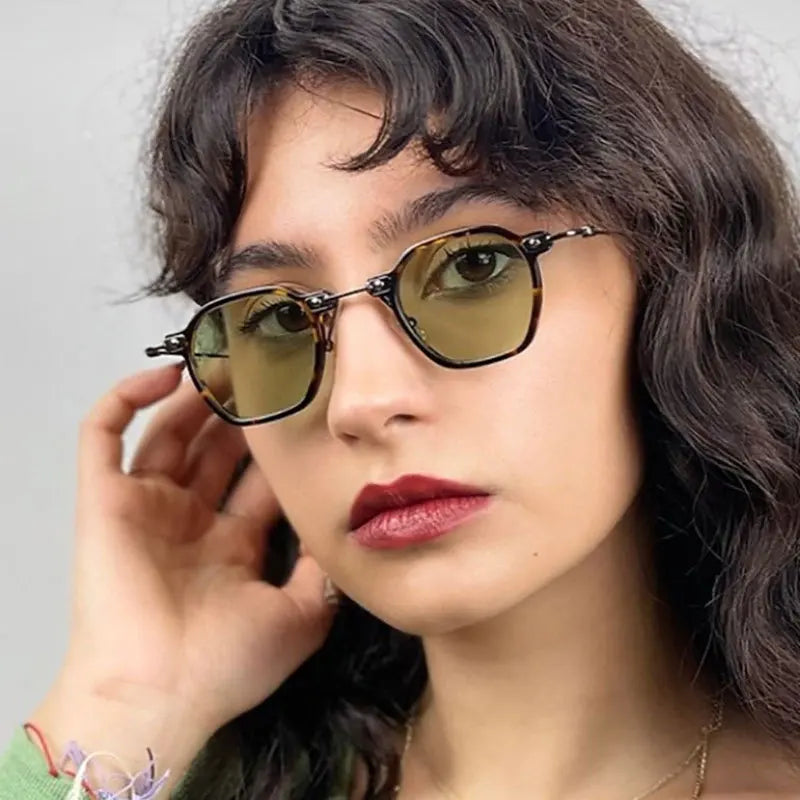 Ochelari de soare mici, pătrați, pentru călărie și condus, pentru femei și bărbați, de marcă, de designer, cu ramă metalică, ochelari de soare, Oculos De Sol, UV400