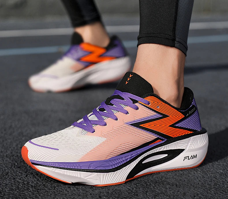 Running Shoes Carbon Plate Specialty Marathon Men's Sports Breathable Lightweight Women's Comfortable Athletic Non-slip Sneakers