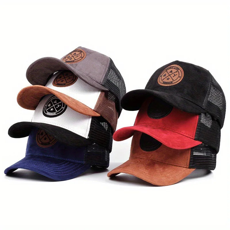 Hot selling high quality Mesh Baseball Cap unisex Fashion Casual Breathable Letter Icon Hip Hop Trucker Cap Outdoor Sport DadHat