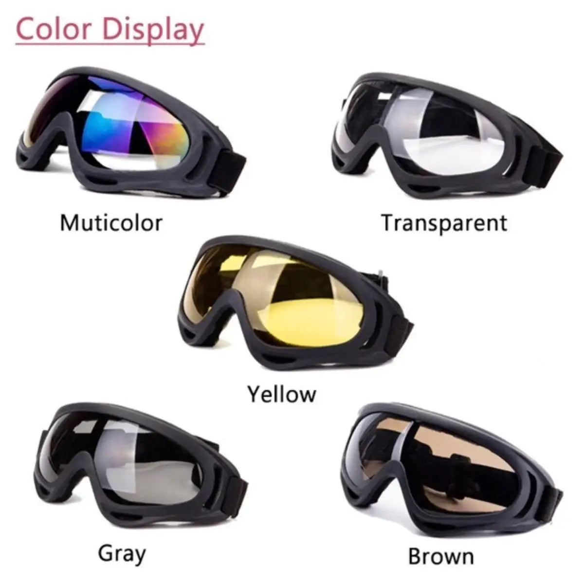 Ochelari de ciclism NOI Ochelari de motocross Ochelari de soare pentru bărbați și femei Ochelari de schi Ochelari rezistenți la vânt pentru motocross Casca de motocross Protecție UV