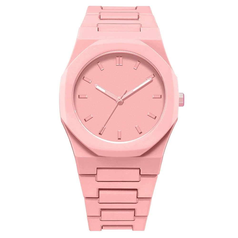 New Fashion Men Luxury Calendar Watch Women Business Casual Quartz Watches Sports Plastic Watch Students Watches Reloj Hombre