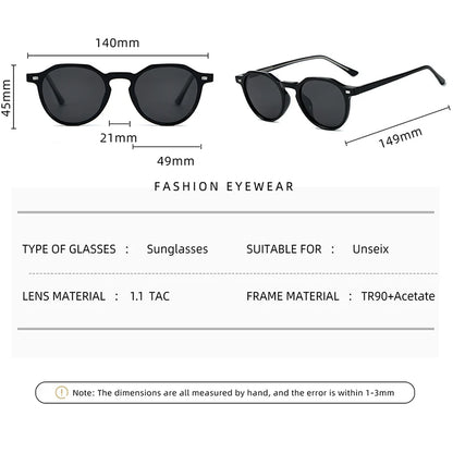 Ochelari de soare de modă Peekaboo TR90, UV400, pentru femei, verzi și maro, polarizați, pentru bărbați și femei, din acetat, unisex, stil de vară
