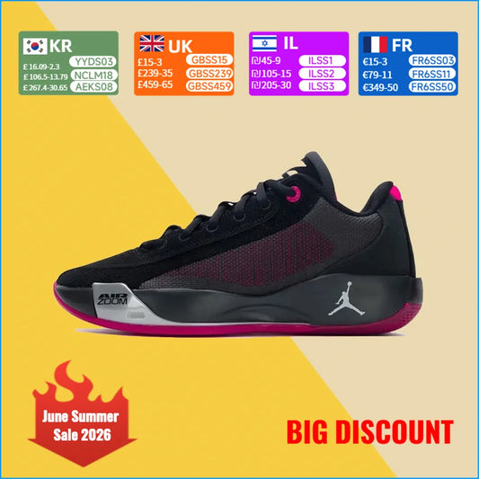 Nike JORDAN LUKA 77 Men's Sneakers Stylish, Versatile, Cushioned, Non-Slip, Durable, and Comfortable Basketball Shoes HF0819-006