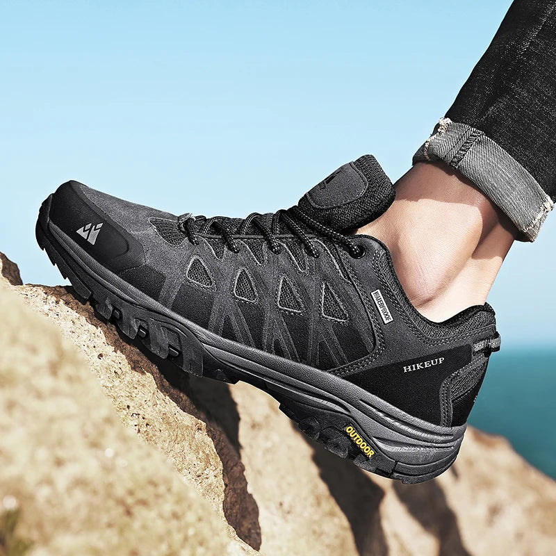 HIKEUP modne outdoor cipele za planinarenje, muške sportske ležerne čizme za planinsko pješačenje i kampiranje, neklizajuće tenisice za muškarce otporne na habanje
