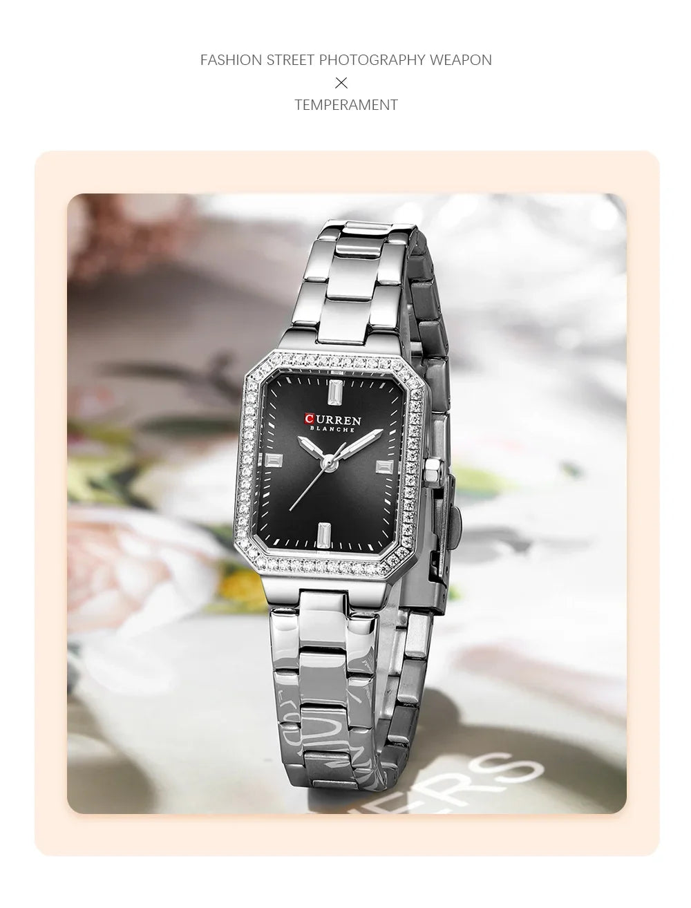 CURREN Elegant Quartz Ladies Wristwatch Top Brand Original Watch For Women Luxury Waterproof Luminous Watches