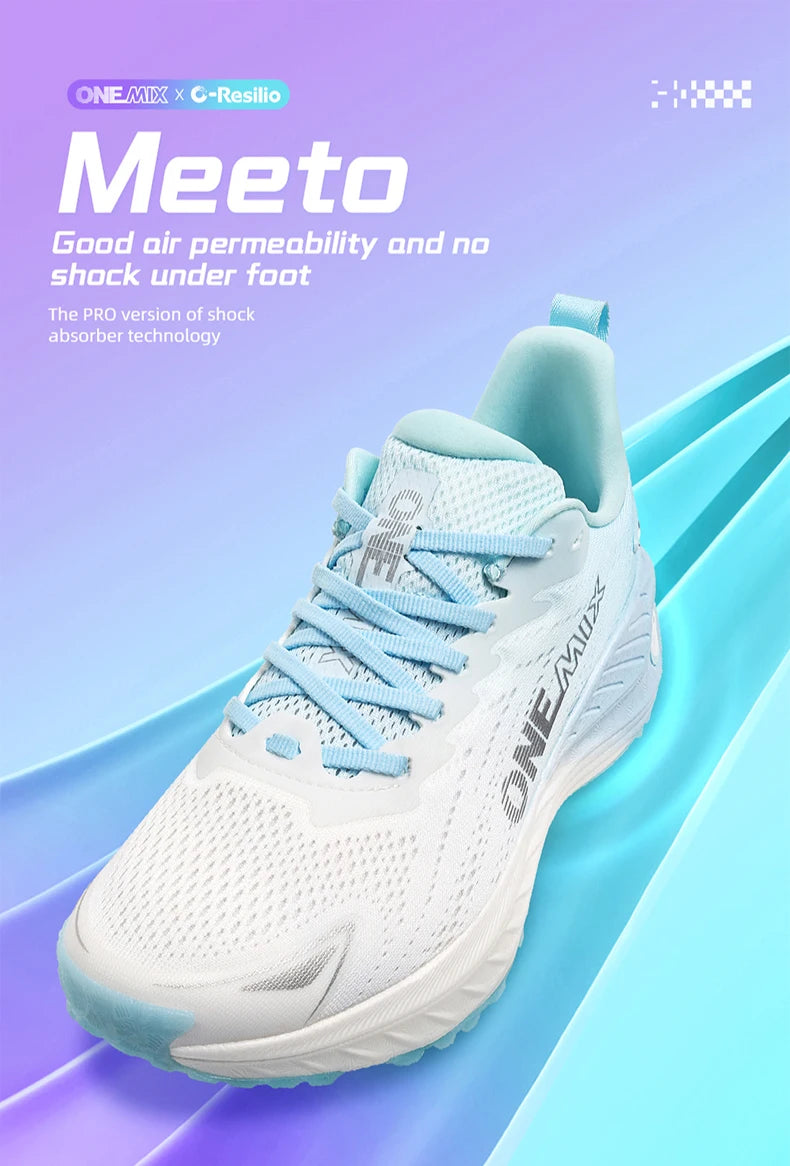 Zapatillas de running casual ONEMIX transpirables de verano para jogging, calzado deportivo ligero para hombre y mujer, gimnasio y exterior, con amortiguación