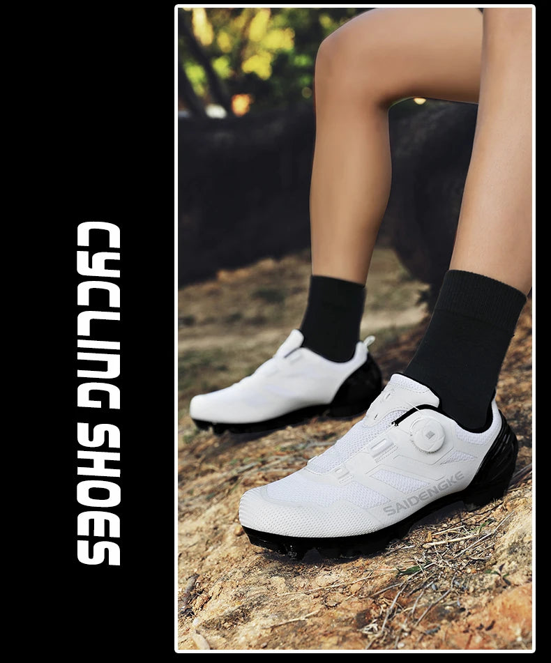 Unisex New Cycling Shoes Professional Lightweight Luxury Original Road Rubber MTB Racing Bicycle Fashion Bike Street Sports