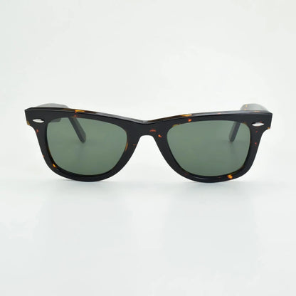 Ochelari de soare clasici cu lentile de sticlă Ochelari de soare din acetat pentru bărbați Y-2140 Design cu nit dublu Ochelari de protecție eleganți pentru femei, cu formă pătrată, cu protecție UV