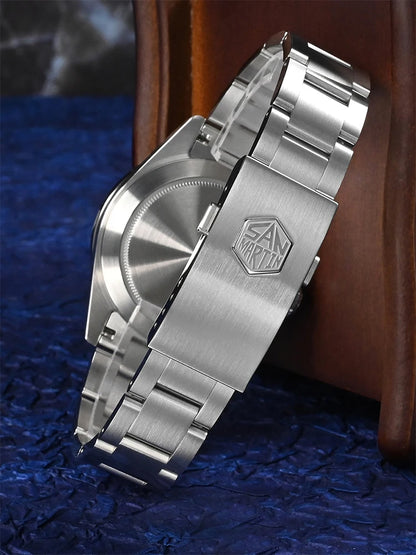 San Martin New 39mm NH34 BB GMT Automatic Mechanical Watch Sport Watch Sapphire Luminous Waterproof 100m for Men Watch SN0054