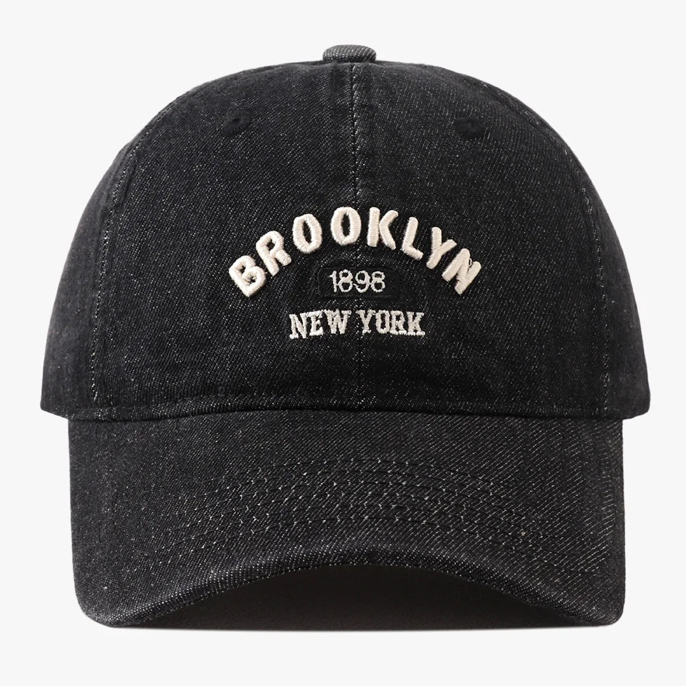 2025 New Vintage Denim Visors Hat Fashion Jeans Baseball Cap Unisex Letter Embroidery Hip Hop Snapback Caps Cool Casquette