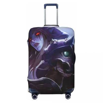 World Of Warcraft Sylvanas Windrunner Suitcase Cover Travel Holiday Fun Luggage Supplies Protection