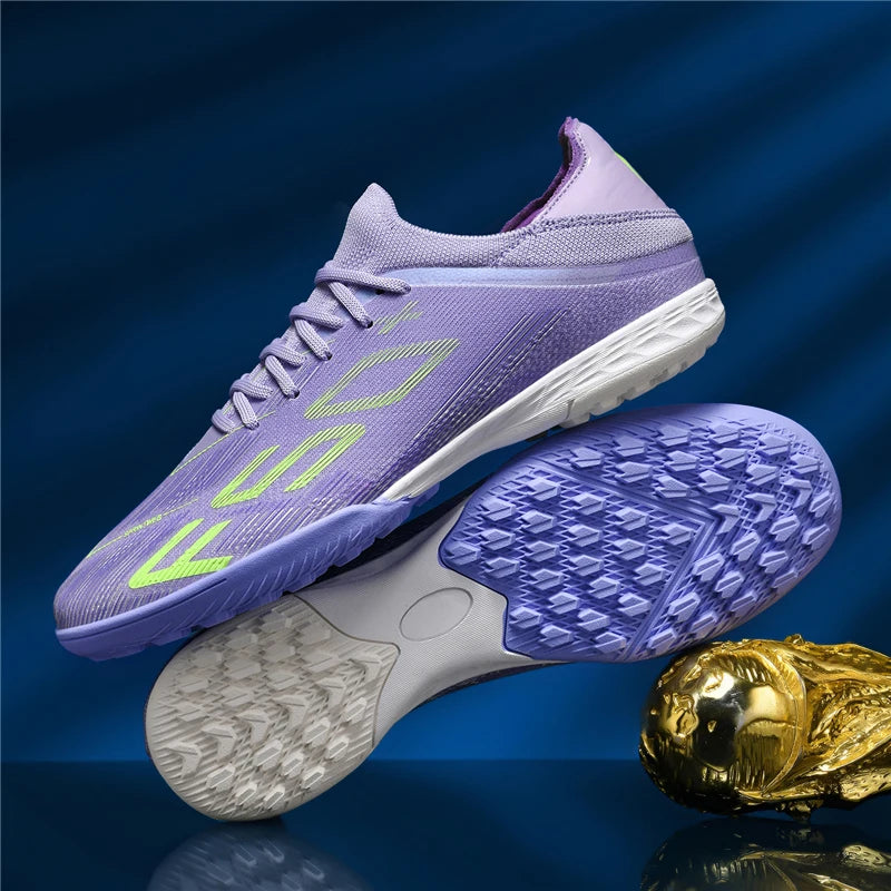 New Men Football Boots Match Cleats High-quality Futsal Indoor Sneakers Non-Slip Grass Soccer Shoes Hot-selling High-top Outdoor