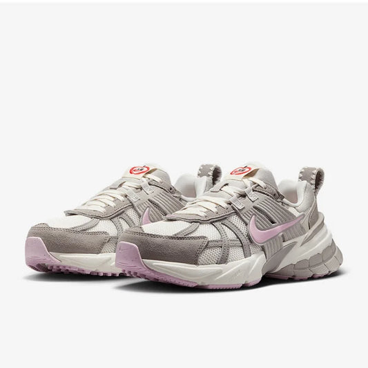 Nike's New Y2K Retro-Style Cushioning Soft-Elastic Comfortable Design Running Shoes for Men and Women V2K Run Lightweight Grip-Stable Support Commuter Dad Shoes Romantic Color Scheme Futuristic Design Versatile Casual Sneaker