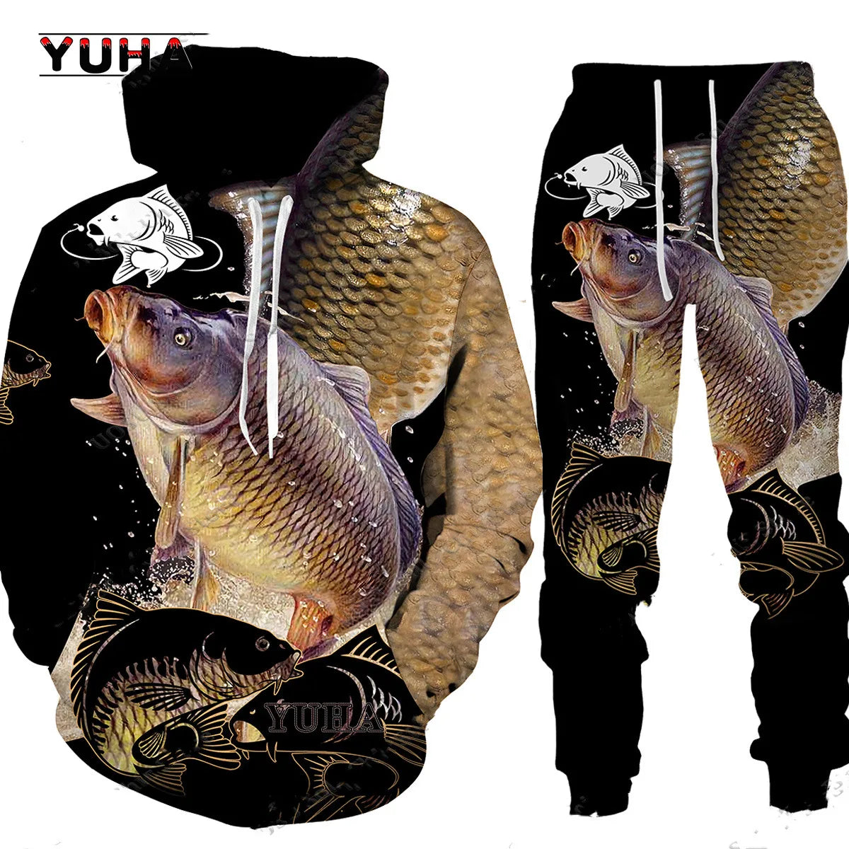 Hoodies de Outono com Leão e Lobo, Pele de Tigre Branco, Impressão 3D Integral, Sweatshirt de Homem Unissexo com Fecho, Casaco Casual de Pulôver
