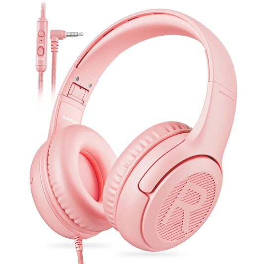 Awatrue Kids Headphones Comfortable Toddler Headsets for School Ideal Gifts for Son Daughter Sound and Safe Listening Experience