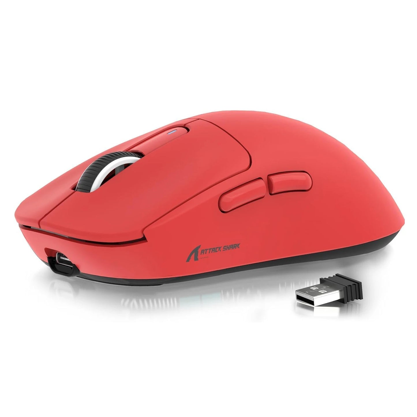 ATTACK SHARK X3 Wireless Gaming Mouse, 49g Ergonomic PC Mouse, Triple Modes PAW3395 26K DPI Optical Sensor, Programmable Buttons