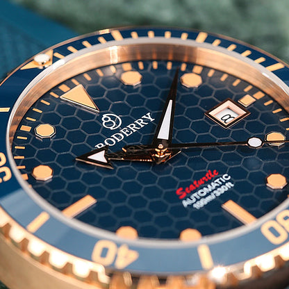 Boderry Bronze Watch Seaturtle Titanium Diver Luxury Wristwatch Automatic Mechanical Wristwatch Sport 200M Waterproof Luminous