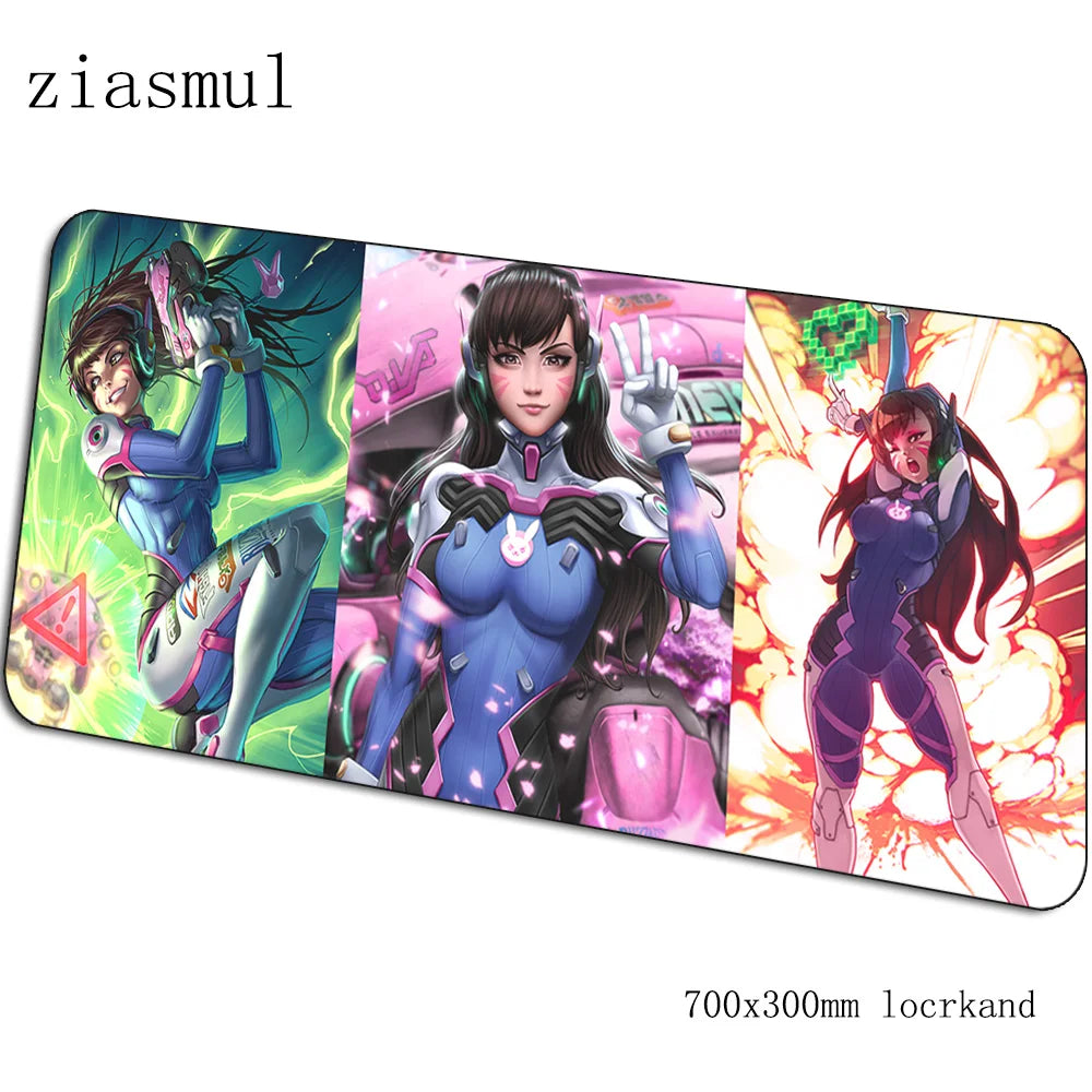DVA-pelihiirimatto 70x30cm XL, gaming-hiirimatto PC:lle ja kannettavalle, suloinen pöytämatto pelaamiseen, joululahja pelaajalle, pelimatto, gamepad