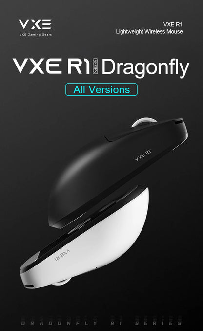ATK VXE Dragonfly R1 Pro MAX Mouse Gaming Wireless PAW3395 R1 SE Plus Mouse FPS eSports Personalizzato Ricaricabile Leggero