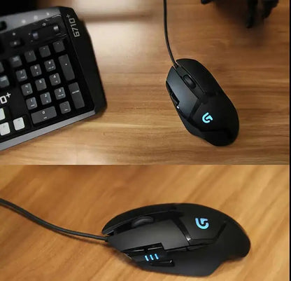 Logitech G402 kablet gamingmus 32-bit ARM-processor 8 knapper 500 IPS skridsikker til gaming- og arbejdssessioner hele dagen