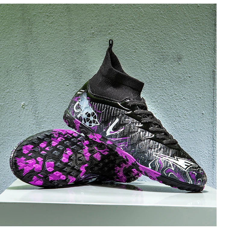 New Men's Professional Soccer Shoes Non-slip Football Boots Unisex Breathable Futsal Sports New Cleats Drop Shipping Ultralight