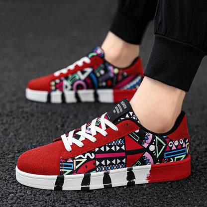 YRZL skateschoenen voor heren, canvas sneakers, casual ademende wandelschoenen, lichtgewicht platte herenschoenen, streetwear trend sportschoenen